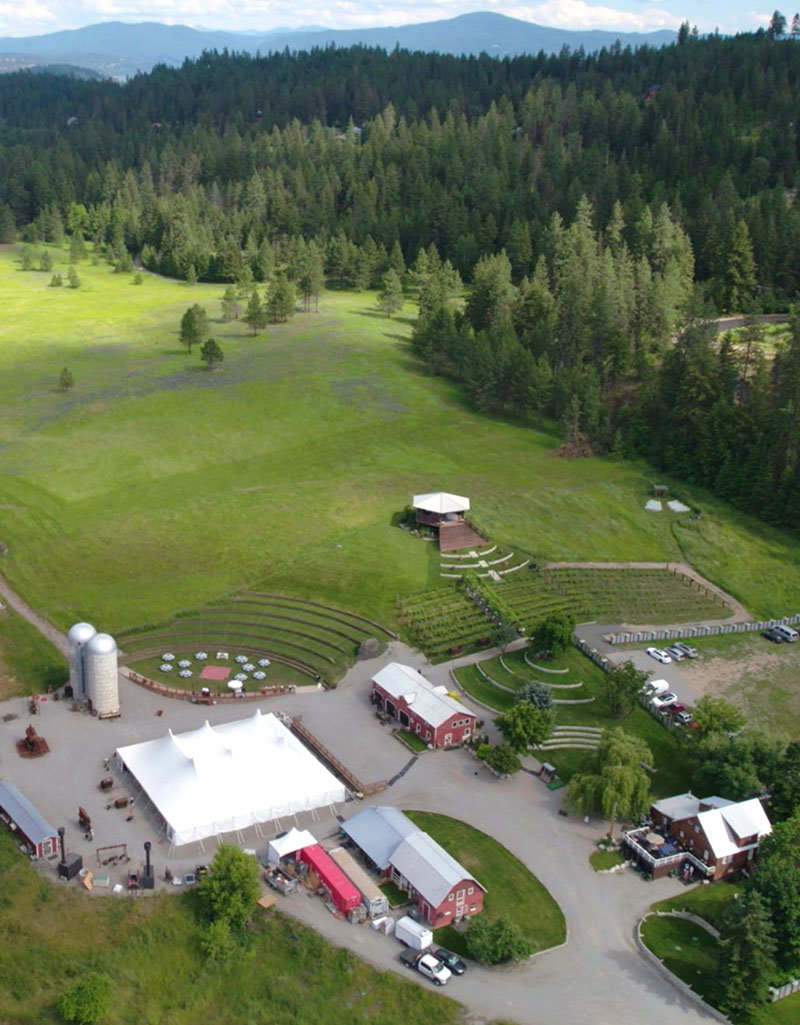 Discovery Fire at Settlers Creek Aerial image